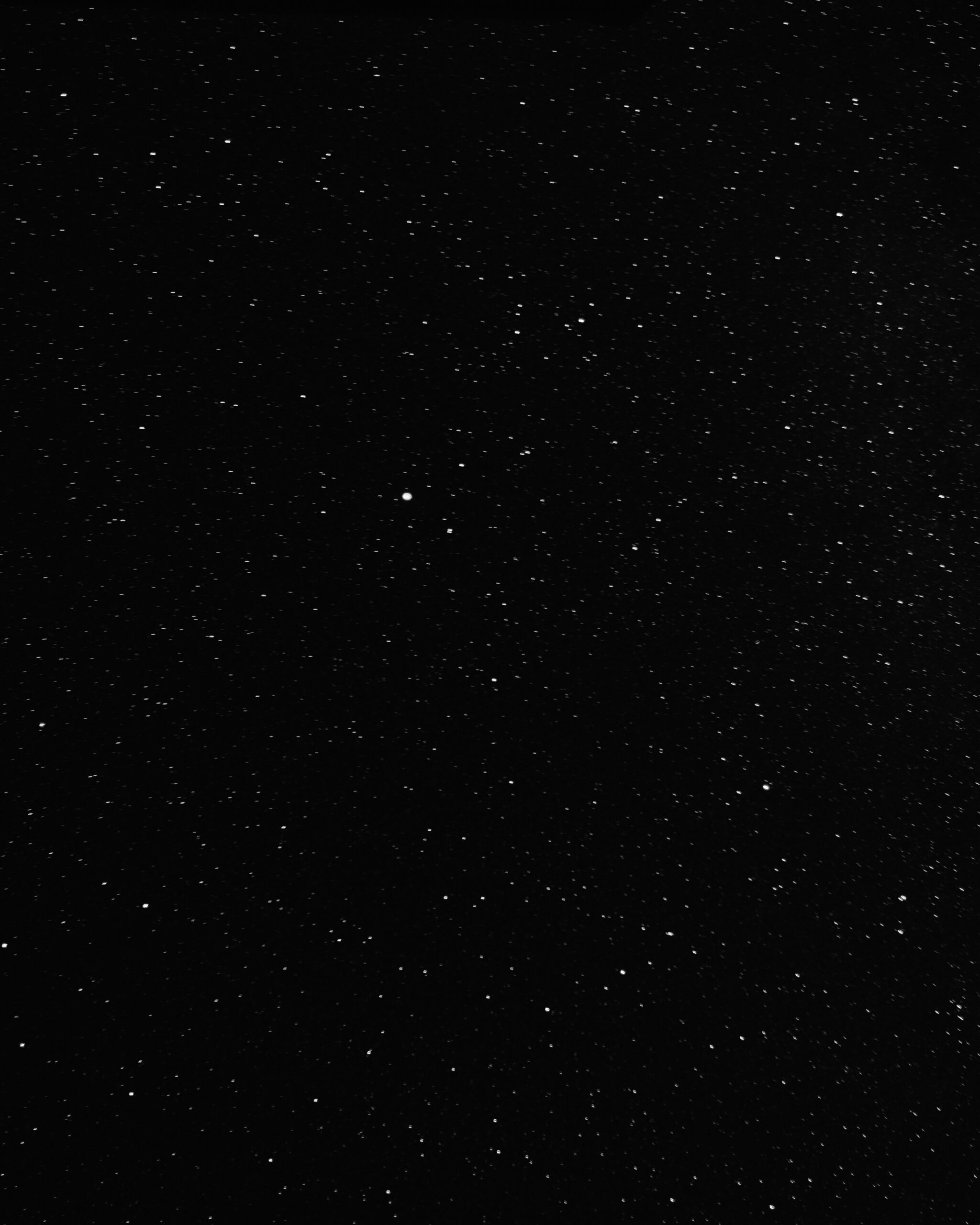 black and white stars in the sky